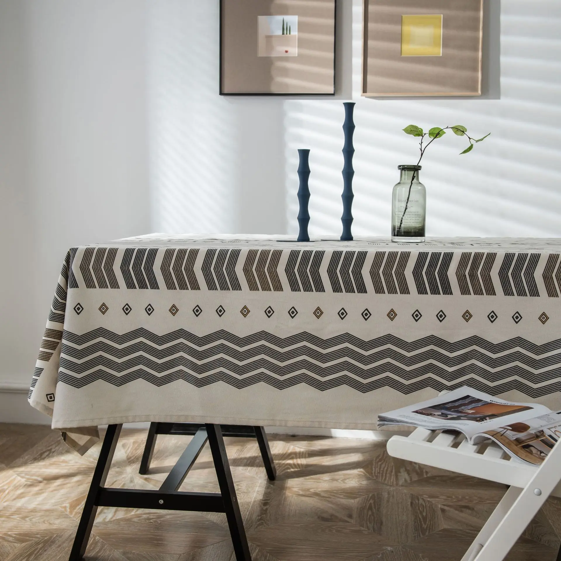 Bohemia Decorative Linen Table Cloth with Waterproof Oilproof Thick Rectangular Wedding Dining Party Anniversary, Table Cover
Bohemia Decorative Linen Table Cloth with Waterproof Oilproof Thick Rectangular Wedding Dining Party Anniversary, Table Cover