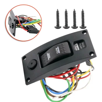 3Ways 12/24V Boat Marine Bilge Pump Switch Panel With Alarm LED Backlight Pump Switch Panel
3Ways 12/24V Boat Marine Bilge Pump Switch Panel With Alarm LED Backlight Pump Switch Panel