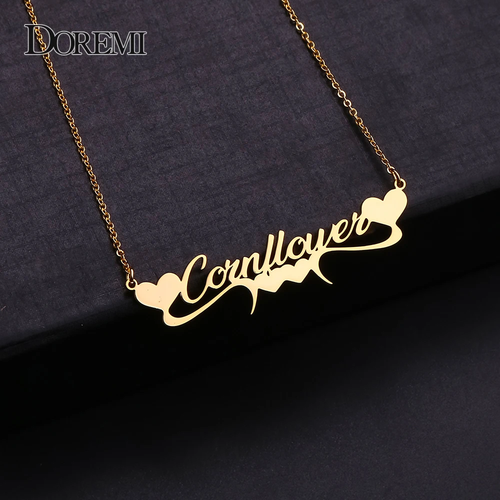 Stainless Steel Handmade Custom Name Personalized Name Necklaces for Women Jewelry Gold Filled Heart Statement Choker Bijoux
Stainless Steel Handmade Custom Name Personalized Name Necklaces for Women Jewelry Gold Filled Heart Statement Choker Bijoux