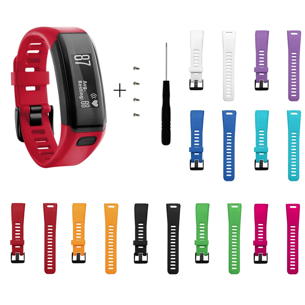 Smart Band Replacement Silicone Strap Smart Watch Wristband For Garmin Vivosmart HR with Removal Tool
Smart Band Replacement Silicone Strap Smart Watch Wristband For Garmin Vivosmart HR with Removal Tool