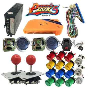 Arcade 960 in 1 game machine kit with Pandora Box 5 PCB jamma Sanwa Stype Joystick Button power supply speaker for DIY cabinet
Arcade 960 in 1 game machine kit with Pandora Box 5 PCB jamma Sanwa Stype Joystick Button power supply speaker for DIY cabinet
