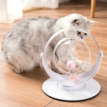 Cat Interactive Toy Turntable 360 Space Spinning Ball Toy Cat Exercise Training Toy Educational Catching Track Roller Pet Toy
Cat Interactive Toy Turntable 360 Space Spinning Ball Toy Cat Exercise Training Toy Educational Catching Track Roller Pet Toy