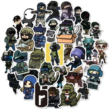 49PCS Rainbow Six Seige Laptop Sticker R6 Operators Icon Waterproof Decal Stickers for Luggage Suitcase 
49PCS Rainbow Six Seige Laptop Sticker R6 Operators Icon Waterproof Decal Stickers for Luggage Suitcase