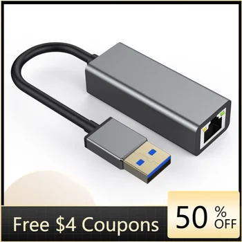 USB 3.0 to RJ45 Network Card Lan Adapter 10/100/1000 Mbps Ethernet Adapter Realtek RTL8153 For Tablet PC Win 7 8 10 XP
USB 3.0 to RJ45 Network Card Lan Adapter 10/100/1000 Mbps Ethernet Adapter Realtek RTL8153 For Tablet PC Win 7 8 10 XP