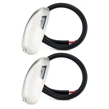 12V Stainless Steel LED Navigation Signal Light Lamp Red Green For Marine Boat 
12V Stainless Steel LED Navigation Signal Light Lamp Red Green For Marine Boat