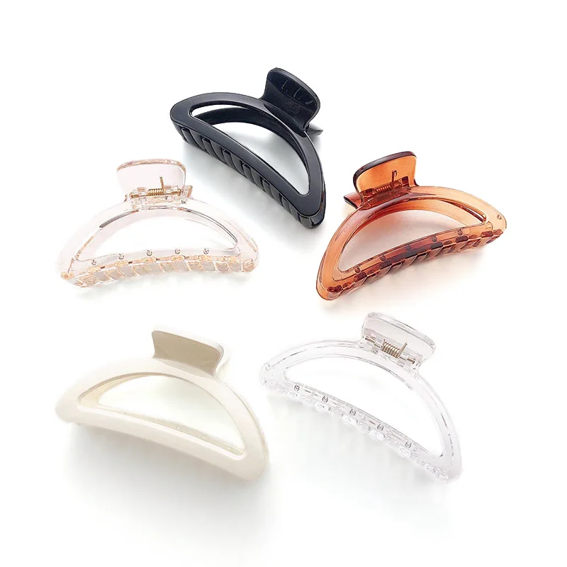 2020 New Women Elegant Transparent Amber Geometric Hollow Hair Claws Hollow Transparent Chain Large Bath Clip for Women
2020 New Women Elegant Transparent Amber Geometric Hollow Hair Claws Hollow Transparent Chain Large Bath Clip for Women