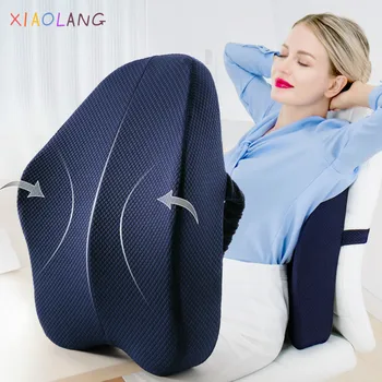 Memory Foam Lumbar Support Back Cushion for Computer/Office Chair Car Seat Recliner Lower Back Pain Sciatica Relief Firm Pillows
Memory Foam Lumbar Support Back Cushion for Computer/Office Chair Car Seat Recliner Lower Back Pain Sciatica Relief Firm Pillows