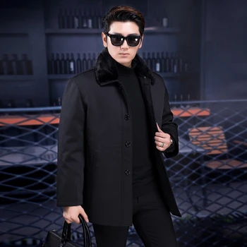 2019 new men's furs to overcome the mink fur liner to overcome business casual mink fur lapel mink coat
2019 new men's furs to overcome the mink fur liner to overcome business casual mink fur lapel mink coat