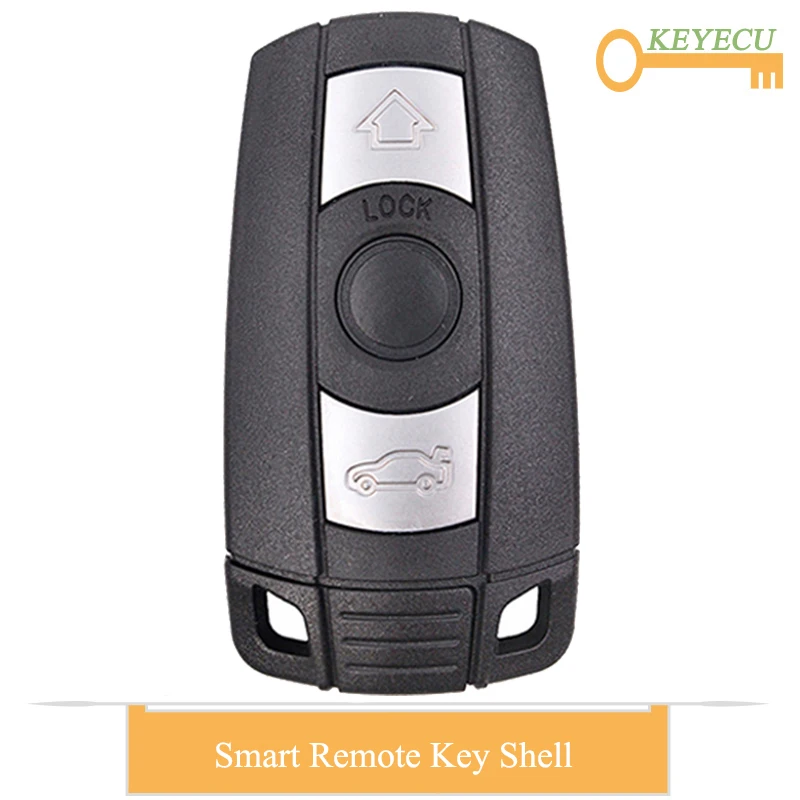 KEYECU Smart Remote Car Key Shell Case for BMW 1 3 5 6 Series E91 E92 E60 E90, Fob 3 Buttons With Small Key, 2 Models Optional
KEYECU Smart Remote Car Key Shell Case for BMW 1 3 5 6 Series E91 E92 E60 E90, Fob 3 Buttons With Small Key, 2 Models Optional
