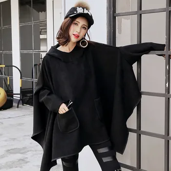 LANMREM 2020 New Spring Solid Color Personality Hooded Sweatshirt Streetwear Loose Casual Mid-length Bat Tops Tide PC980
LANMREM 2020 New Spring Solid Color Personality Hooded Sweatshirt Streetwear Loose Casual Mid-length Bat Tops Tide PC980