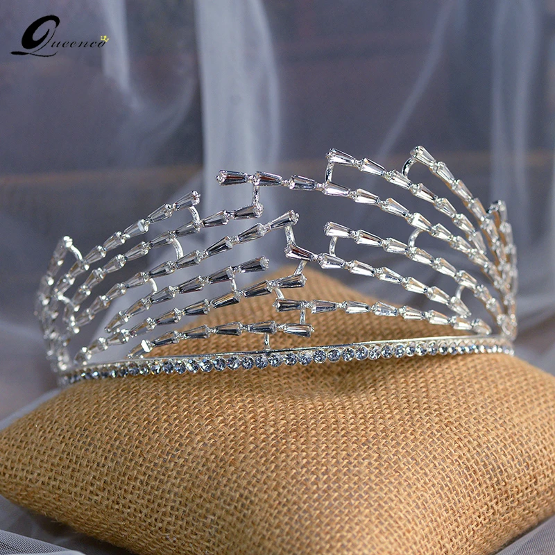 Аксессуары для волос невесты Diademas женщин ювелирные изделия корона тиара диадема