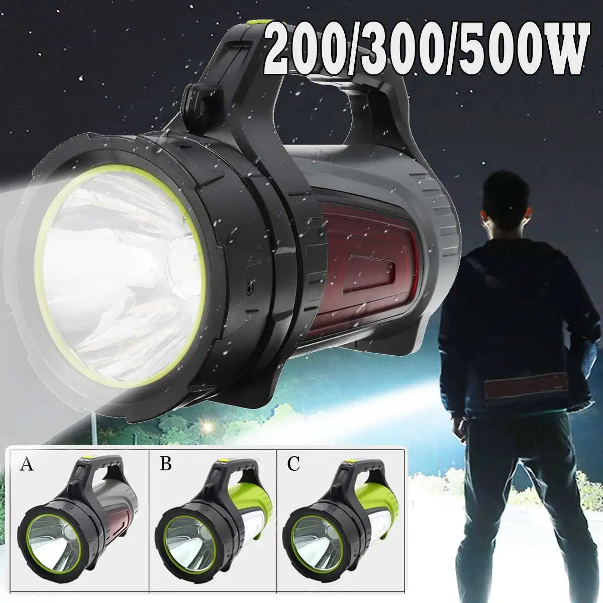10000mAh Rechargeable LED Flashlight Portable Spotlights Outdoor Flashlight For Hunting Camping Lamp Lantern Searchlight
10000mAh Rechargeable LED Flashlight Portable Spotlights Outdoor Flashlight For Hunting Camping Lamp Lantern Searchlight
