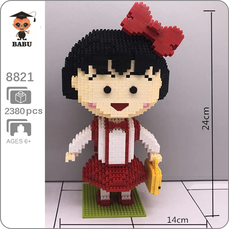 Babu Anime Cartoon Cherry girl Building Block Model DIY Diamond Mini Building Small Blocks Bricks Toy for Children Boys Gifts
Babu Anime Cartoon Cherry girl Building Block Model DIY Diamond Mini Building Small Blocks Bricks Toy for Children Boys Gifts