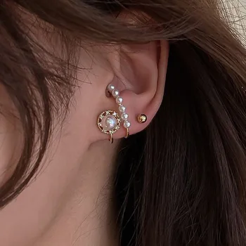 Korean-style Elegant Online Celebrity Retro Palace Style Pearl Ear Stud-Style Ear Stud 925 Silver New Style Fashion Clip-on Wome
Korean-style Elegant Online Celebrity Retro Palace Style Pearl Ear Stud-Style Ear Stud 925 Silver New Style Fashion Clip-on Wome