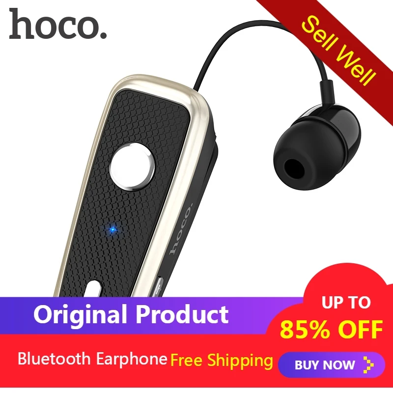 HOCO New Retractable Wireless Bluetooth Earphone Bluetooth 5.0 Handsfree Headset Stereo Earphone Clip Mic Phone Call Portable
HOCO New Retractable Wireless Bluetooth Earphone Bluetooth 5.0 Handsfree Headset Stereo Earphone Clip Mic Phone Call Portable