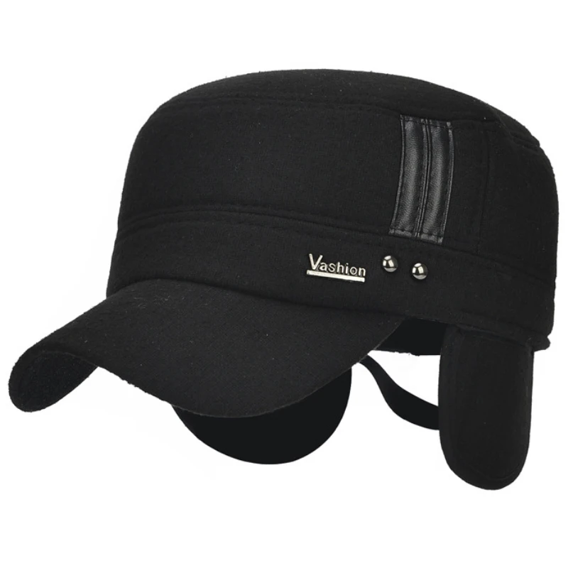 Winter Hats Men Caps Hat with Earflaps Keep Warm Flat Roof Baseball Caps Old Men Thicken Snapback Russia Casquette
Winter Hats Men Caps Hat with Earflaps Keep Warm Flat Roof Baseball Caps Old Men Thicken Snapback Russia Casquette