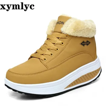 2020 winter new women's cotton shoes comfortable round head thick bottom increased shoes warm plus velvet sneakers Roman boots 
2020 winter new women's cotton shoes comfortable round head thick bottom increased shoes warm plus velvet sneakers Roman boots