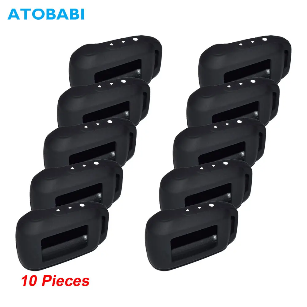 ATOBABI 10X Silicone Key Case Cover for StarLine A62 A92 V62 MOTO V63 A94 A64 T94 Two Way Car Alarm System LCD Remote Controller
ATOBABI 10X Silicone Key Case Cover for StarLine A62 A92 V62 MOTO V63 A94 A64 T94 Two Way Car Alarm System LCD Remote Controller