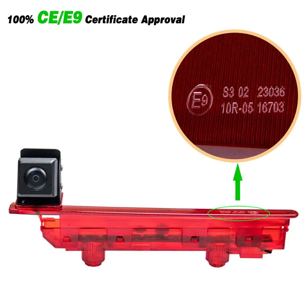Misayaee (E9) Stop lights Rear View Reverse Brake Light Camera for VW Transporter T5 T6 Transporter Caravelle Multivan 2010-2016
Misayaee (E9) Stop lights Rear View Reverse Brake Light Camera for VW Transporter T5 T6 Transporter Caravelle Multivan 2010-2016