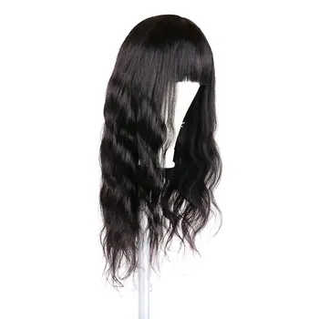Brazilian Body Wave Wigs With Bangs 150 Density 100% Remy Human Hair Wig With Bangs Short And Long Cheap Full Made Machine Wigs
Brazilian Body Wave Wigs With Bangs 150 Density 100% Remy Human Hair Wig With Bangs Short And Long Cheap Full Made Machine Wigs