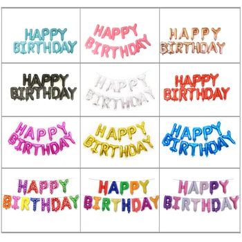 Wholesale 16"alphabet Letter Foil Balloon HAPPY BIRTHDAY Balloon Gold Air ballon For Birthday Party Decoration Kids Adult Globos 
Wholesale 16"alphabet Letter Foil Balloon HAPPY BIRTHDAY Balloon Gold Air ballon For Birthday Party Decoration Kids Adult Globos