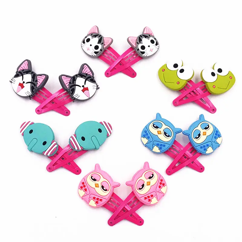 2Pcs/Set Girls Cute Cartoon Animals Frog Cat 5cm Hairpins Children Lovely Hair Clips Barrettes Headband Kids Hair Accessories
2Pcs/Set Girls Cute Cartoon Animals Frog Cat 5cm Hairpins Children Lovely Hair Clips Barrettes Headband Kids Hair Accessories