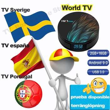 HK1 Max Android TV box for TV Spain Spanish Portugal Sweden Belgium TV Android 9.0 Smart TV Box 2G 16G Set Top Box Andorid
HK1 Max Android TV box for TV Spain Spanish Portugal Sweden Belgium TV Android 9.0 Smart TV Box 2G 16G Set Top Box Andorid
