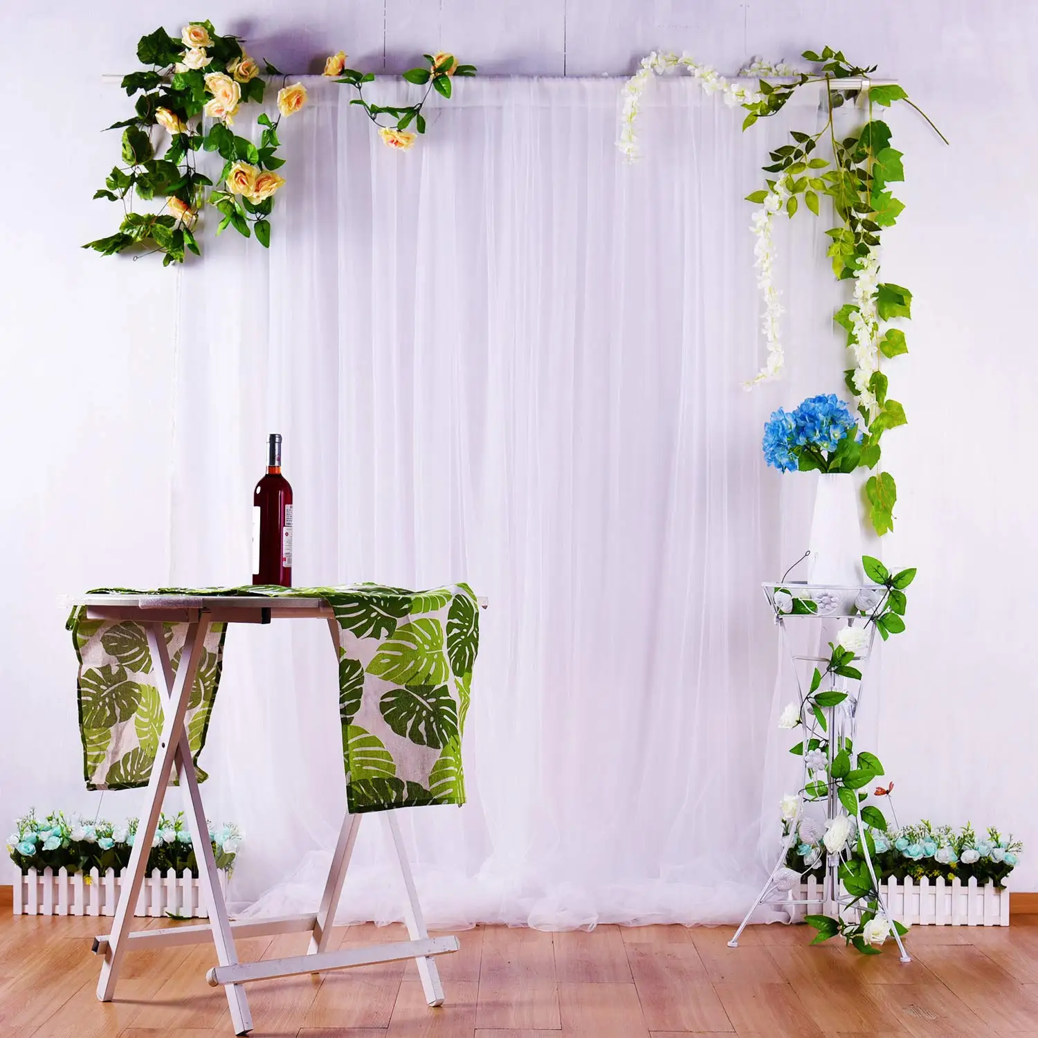 2.4x1.5M White Sheer Silk Cloth Drapes Panels Hanging Curtains Photo Backdrop Wedding Party Events DIY Decoration Textiles
2.4x1.5M White Sheer Silk Cloth Drapes Panels Hanging Curtains Photo Backdrop Wedding Party Events DIY Decoration Textiles