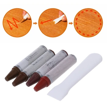 4PCS Furniture Marker Crayons Repair Kit Wood Touch Up Scratch Filler Remover 
4PCS Furniture Marker Crayons Repair Kit Wood Touch Up Scratch Filler Remover