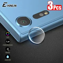 Lentille de caméra arrière pour Sony Xperia XZ1 XZS XA2 XA1 XA X XZ Premium, 3 pièces, Film de protection d'écran en verre trempé Ultra Compact Plus=