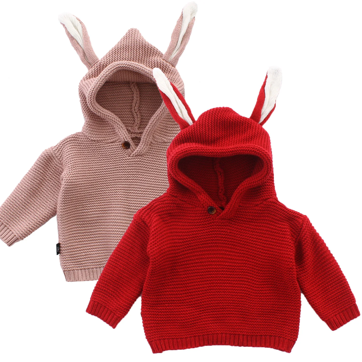Baby Girl Hooded Sweaters Knitted Jacket Kids Coat Toddler Girls Autumn Winter Rabbit Ear Sweaters Children's Christmas Clothes
Baby Girl Hooded Sweaters Knitted Jacket Kids Coat Toddler Girls Autumn Winter Rabbit Ear Sweaters Children's Christmas Clothes
