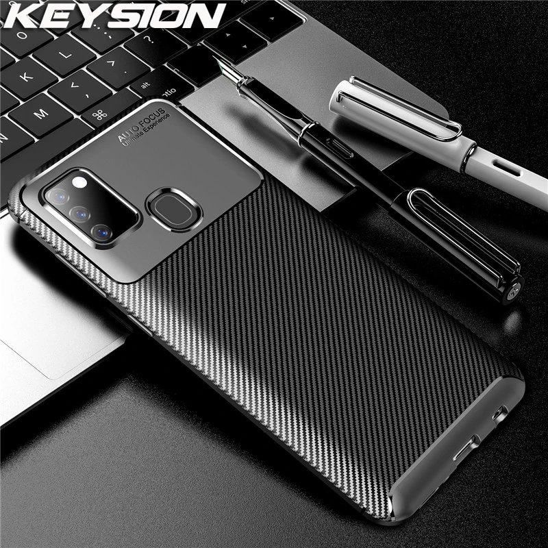 Чехол KEYSION для телефона Samsung A21S A41 A31 A11 A01 Силиконовый противоударный чехол из