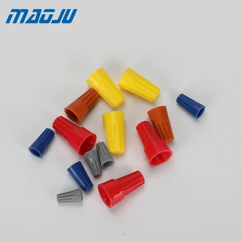100pcs P1 P2 P3 P4 Twist Nuts Caps Wire Crimping Cap Screw Twist-on Connector Screw-on Wire Joint Terminal 
100pcs P1 P2 P3 P4 Twist Nuts Caps Wire Crimping Cap Screw Twist-on Connector Screw-on Wire Joint Terminal