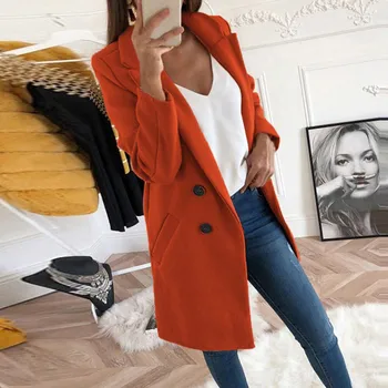 Winter Coat Female Jacket Woman Artificial Wool Elegant Blend Coat Slim Female Long Coat Outerwear Jacket Clothing #117
Winter Coat Female Jacket Woman Artificial Wool Elegant Blend Coat Slim Female Long Coat Outerwear Jacket Clothing #117