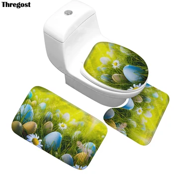Easter Eggs Printing Bath Rug Set Memory Foam Mat Microfiber Water Absorbent Mat Bathroom Rug set 3 Piece Non Slip Rugs
Easter Eggs Printing Bath Rug Set Memory Foam Mat Microfiber Water Absorbent Mat Bathroom Rug set 3 Piece Non Slip Rugs