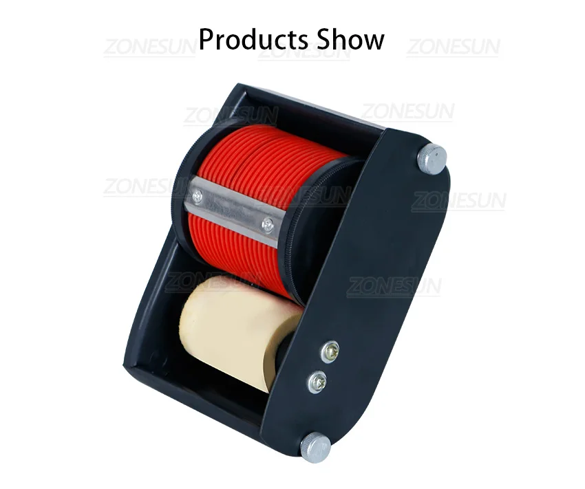 ZONESUN Manual Cartons Date Code Printers Batch Number Rolling Coding Machine