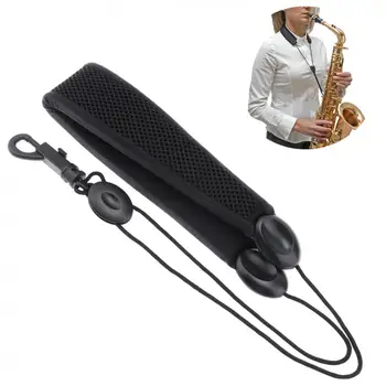 Saxophone Neck Black Strap Adjustable Sponge Filling Padded Single Shoulder Strap for Alto Tenor Soprano Saxophone
Saxophone Neck Black Strap Adjustable Sponge Filling Padded Single Shoulder Strap for Alto Tenor Soprano Saxophone