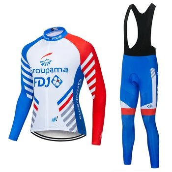 2020 Long Sleeve Pro Cycling Jersey Set FDJ Racing Bike Clothes Wear Maillot Ropa Ciclismo MTB Bicycle Cycling Clothing Suit
2020 Long Sleeve Pro Cycling Jersey Set FDJ Racing Bike Clothes Wear Maillot Ropa Ciclismo MTB Bicycle Cycling Clothing Suit