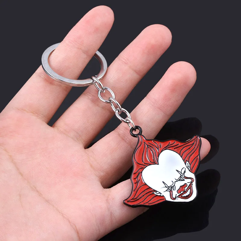 Horror Movie Stephen King's It Keychain Pennywise Figure Badge Key Chain Car Keyring for Women Men Halloween Jewelry Gift
Horror Movie Stephen King's It Keychain Pennywise Figure Badge Key Chain Car Keyring for Women Men Halloween Jewelry Gift