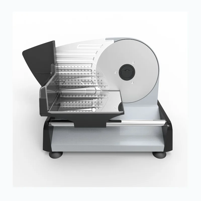 150W Kitchen Small Multi-function Meat Slicer Fruit Slicer Fruit and Vegetable Bread Cheese Lamb Mutton Beef Slicer Silver Gray
150W Kitchen Small Multi-function Meat Slicer Fruit Slicer Fruit and Vegetable Bread Cheese Lamb Mutton Beef Slicer Silver Gray
