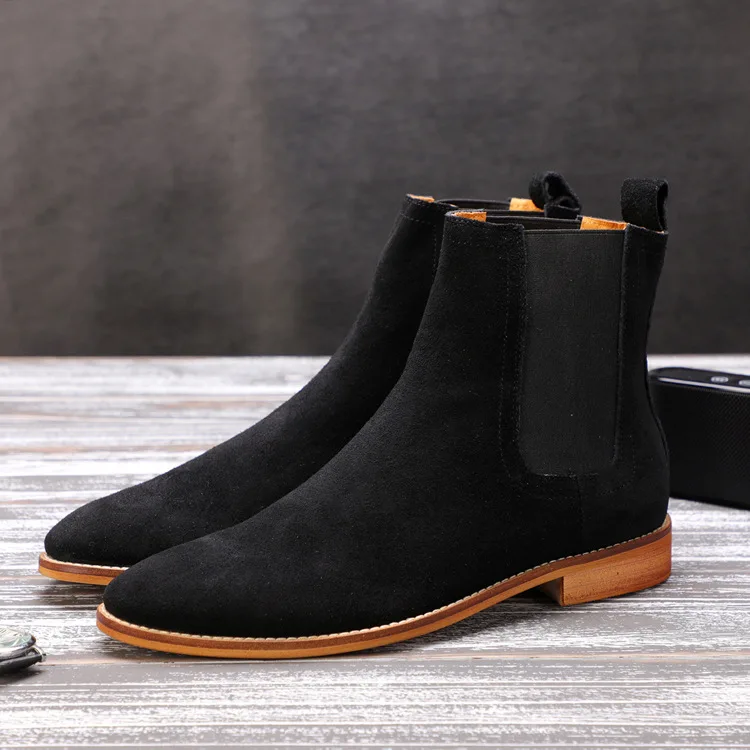 2020 Spring New Style Warm Shoes Dull Polish Martin Boots Men's Retro Chelsea Leather Boot Casual Men's Boot MEN'S SHOES
2020 Spring New Style Warm Shoes Dull Polish Martin Boots Men's Retro Chelsea Leather Boot Casual Men's Boot MEN'S SHOES