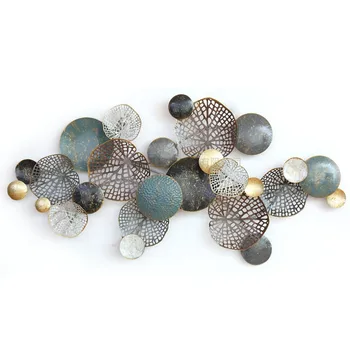 Iron Wall Decoration Fashion Metal Lotus Leaves Decor Garden Hanging Wall Ornament for Living Room Decor Metal Europe Hot 3D 
Iron Wall Decoration Fashion Metal Lotus Leaves Decor Garden Hanging Wall Ornament for Living Room Decor Metal Europe Hot 3D