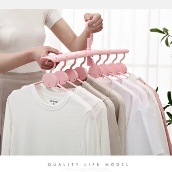 Kacuyelin Non-Clamp Design Clothes Hangers Foldable 8 In 1 Plastic Hanger For Clothes Support 8 Clothes Space Saving Hangers
Kacuyelin Non-Clamp Design Clothes Hangers Foldable 8 In 1 Plastic Hanger For Clothes Support 8 Clothes Space Saving Hangers