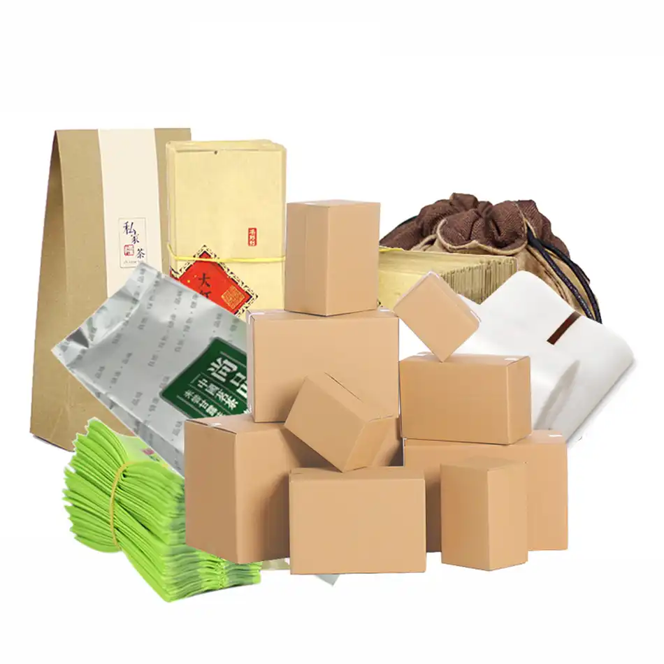 box paper bag packaging recycled kraft cardboard white brown