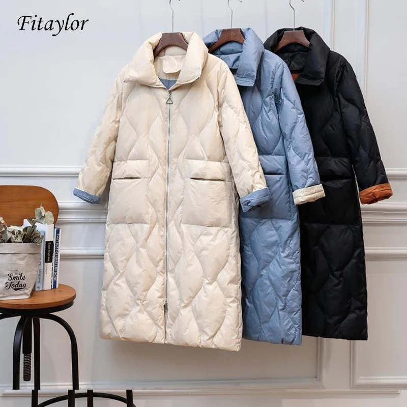 Fitaylor New Ultra Light Duck Down 2019 Winter Jacket Women Warm Snow Coats Female Casual Down Parka Long Overcoat
Fitaylor New Ultra Light Duck Down 2019 Winter Jacket Women Warm Snow Coats Female Casual Down Parka Long Overcoat