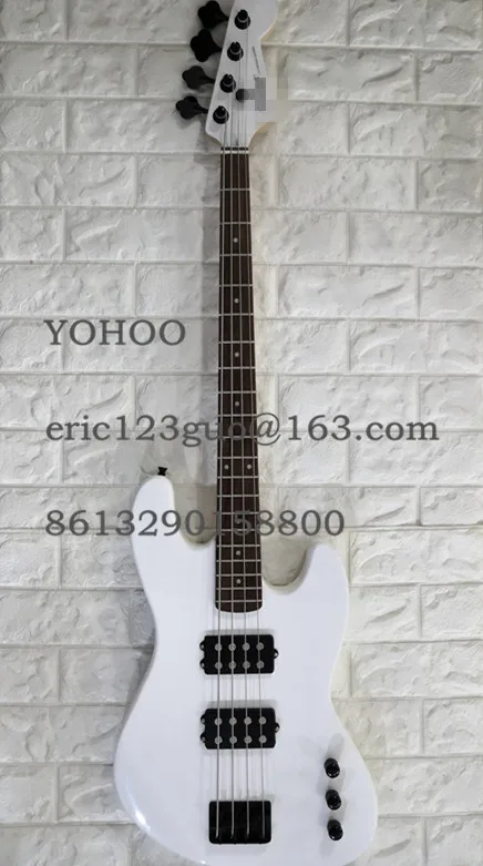 Electric guitar bss Jazz Bass 4 strings White Color HH Pickups Standard Open Gear Tuning.Paypal available!Bs-3 
Electric guitar bss Jazz Bass 4 strings White Color HH Pickups Standard Open Gear Tuning.Paypal available!Bs-3