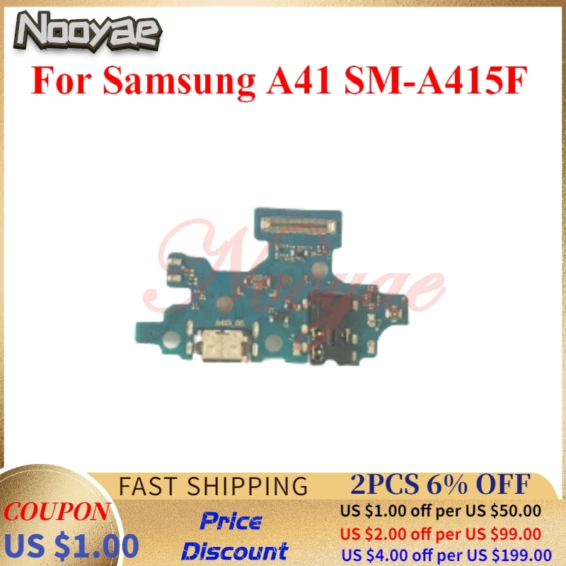 

For Samsung Galaxy A41 SM-A415F USB Dock Charger Port Charging Plug Flex Cable Microphone Mic Board Fast Charger