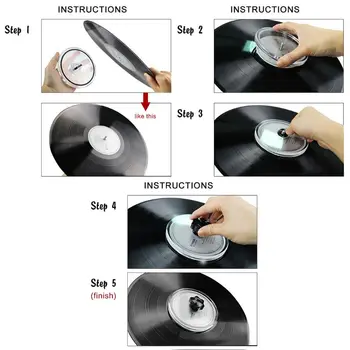LP Vinyl Record Cleaner Clamp Vinyl Record Lable Saver Protector Waterproof Acrylic Clean Tool
LP Vinyl Record Cleaner Clamp Vinyl Record Lable Saver Protector Waterproof Acrylic Clean Tool