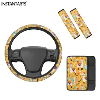 INSTANTARTS Fashion Alpaca Llama Print Set of 4 Shoulder Strap Pads Fit Most Vehicle Seat Belt Sets Covers Car Armrest Box Cover
INSTANTARTS Fashion Alpaca Llama Print Set of 4 Shoulder Strap Pads Fit Most Vehicle Seat Belt Sets Covers Car Armrest Box Cover