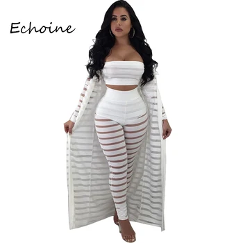 2020 Women 3 Pieces Set Lace Hollow Out Long Cloak + Crop Top + Pants Tracksuit Women Summer Clothes For Women White Black Red 
2020 Women 3 Pieces Set Lace Hollow Out Long Cloak + Crop Top + Pants Tracksuit Women Summer Clothes For Women White Black Red